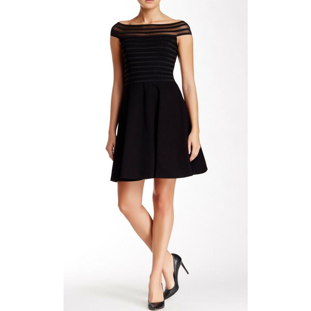 Catherine Malandrino Black Midi Dress